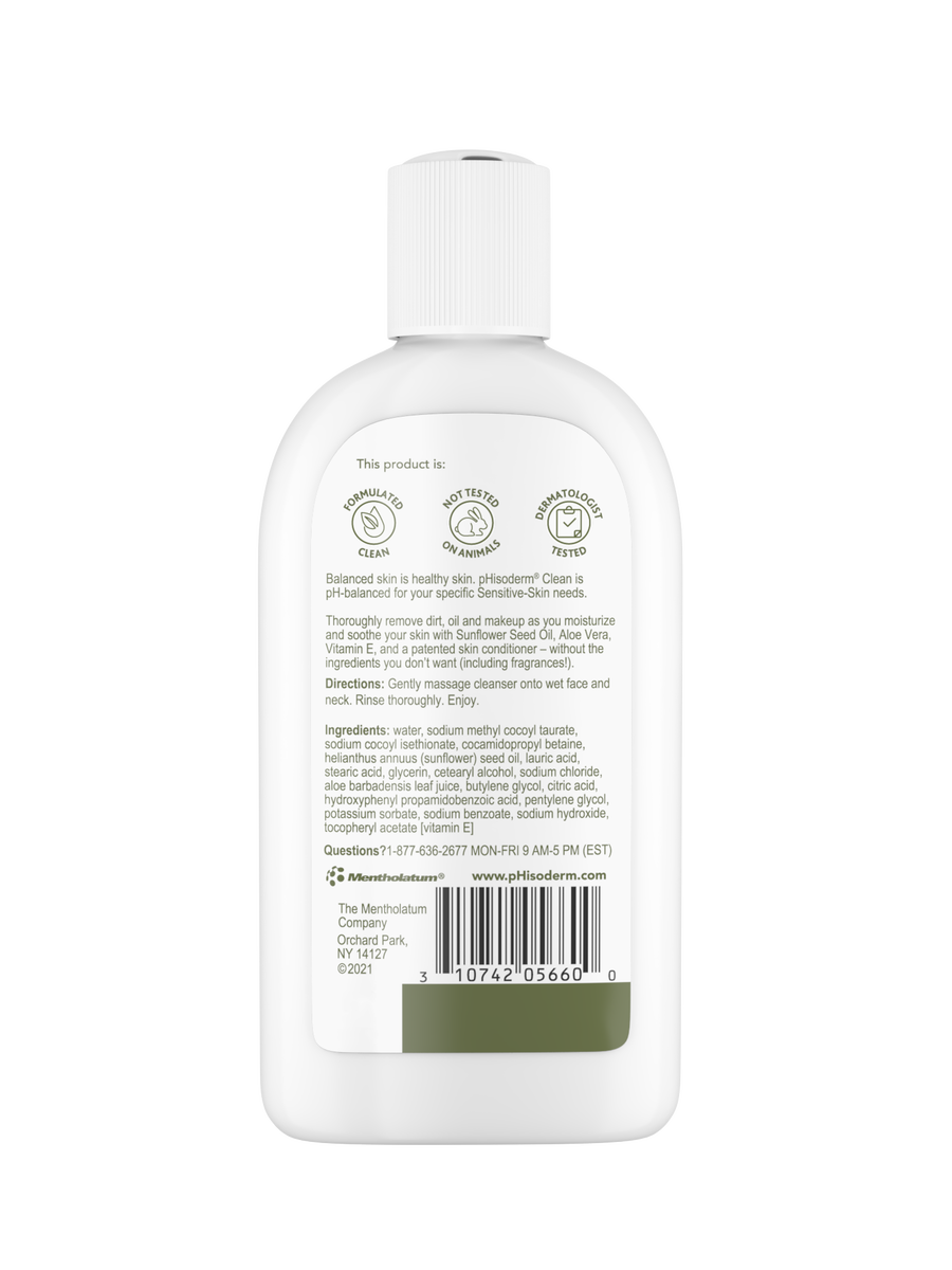 pHisoderm® Clean Sensitive Skin Cream Cleanser